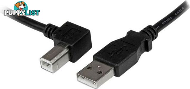 StarTech USBAB1ML 1m USB 2.0 A to Left Angle B Cable M/M - StarTech - 065030852043 - USBAB1ML