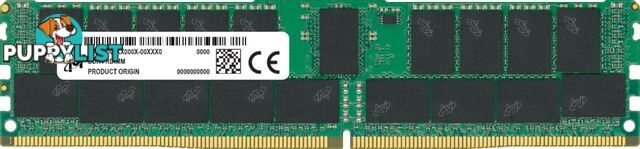 Micron MTA18ASF2G72PZ-2G6E1 16GB 1x16GB DDR4 RDIMM 2666MHz CL19 1Rx4 ECC Registered Server Memory - Micron - 0649528822284 - MTA18ASF2G72PZ-2G6E1