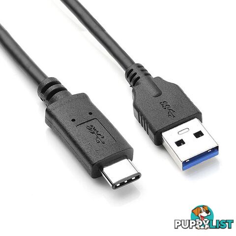 Astrotek AT-USB31CM30AM-1 USB 3.1 Type C Male to USB 3.0 Type A Male Cable 1m - Alogic - 9320301002741 - AT-USB31CM30AM-1