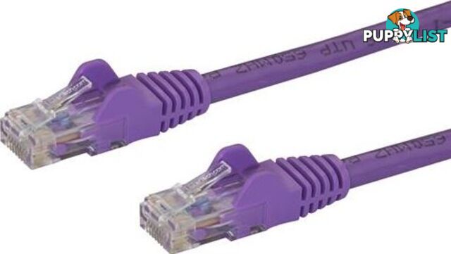 StarTech N6PATC5MPL 5m Purple Snagless Cat6 Patch Cable - StarTech - 065030869218 - N6PATC5MPL