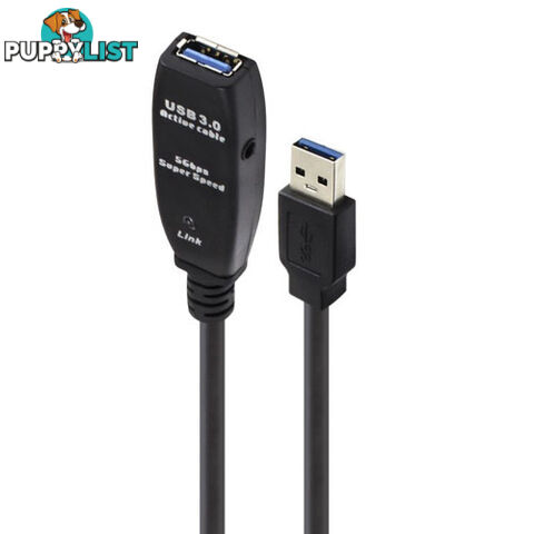 Alogic USB3-05A-AA 5m USB3.0 Active Extension Type A to Type A Cable Male to Female - Alogic - 9350784000132 - USB3-05A-AA