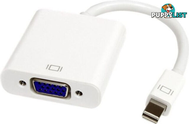 StarTech MDP2VGAW Mini DisplayPort to VGA Adapter - White - StarTech - 065030845977 - MDP2VGAW