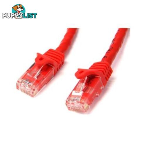 AKY CB-CAT6A-5RED Cat6A Gigabit Network Patch Lead Cable 5M Red - AKY - CB-CAT6A-5RED