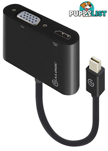 Alogic MDP-VGHD4K-ADP 2-in-1 Mini DisplayPort to HDMI VGA Adapter - Alogic - 9350784011817 - MDP-VGHD4K-ADP