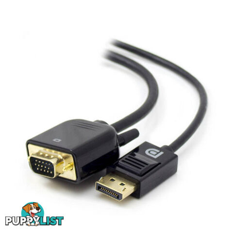 Alogic DP-VGA-01-MM 1 Meter DisplayPort to VGA Cable - Alogic - 9319810203640 - DP-VGA-01-MM