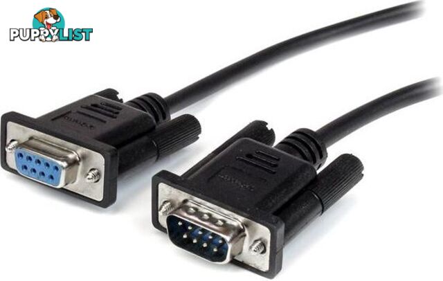 StarTech MXT1002MBK 2m Straight Through Serial Cable M/F BK - StarTech - 065030849005 - MXT1002MBK