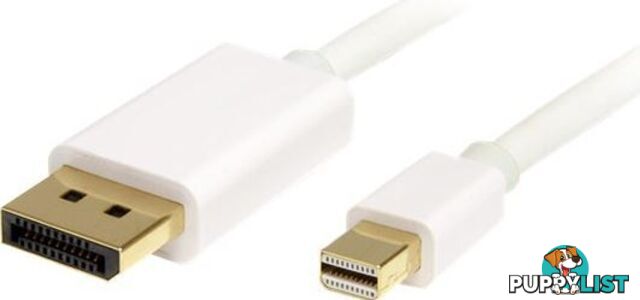 StarTech MDP2DPMM1MW 1m Mini DisplayPort to DisplayPort Cable - StarTech - 065030846011 - MDP2DPMM1MW