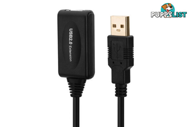 Klik KU2AE10 10m USB 2.0 Active Extension Cable A male to A Female - Comsol - 9332902020086 - KU2AE10