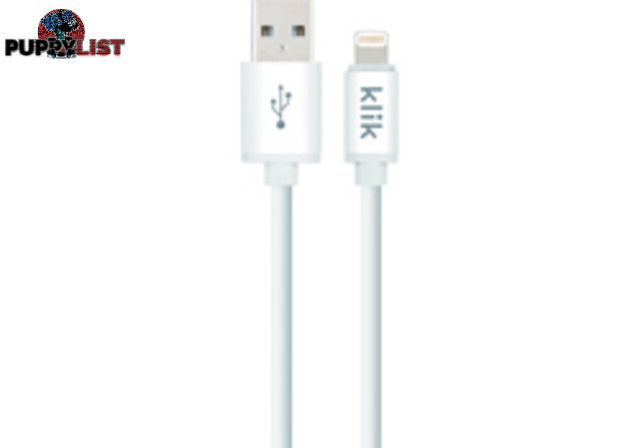 Comsol KL30WH 3M Apple Lightning to USB Sync/Charge Cable - White - Comsol - 9332902017826 - KL30WH