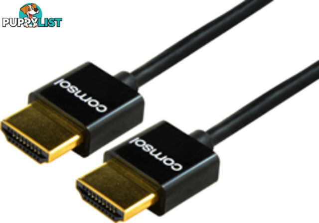 Comsol HD-SS-010 1M Super Slim High Speed HDMI Cable with Ethernet - Comsol - 9332902009968 - HD-SS-010