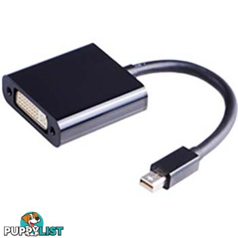 Alogic Active Mini Display Port To DVI Adapter Male To Female MDP-DVI-ACTV - Alogic - 9319861537480 - MDP-DVI-ACTV