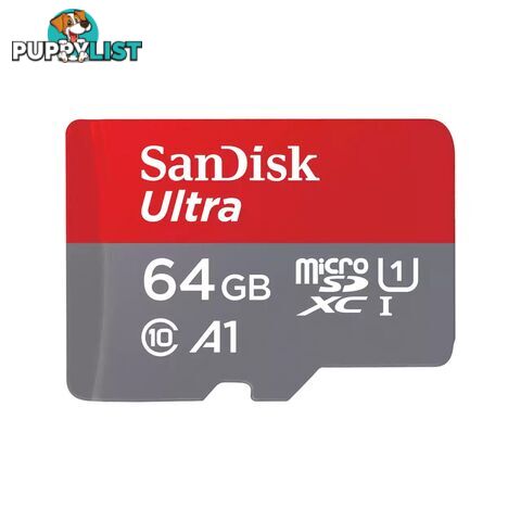 SanDisk SDSQUAB-064G-GN6MN Ultra microSDXC SQUAC Memory Card 64GB - Sandisk - 619659200473 - SDSQUAB-064G-GN6MN