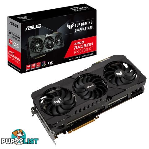 ASUS TUF-RX6700XT-O12G-GAMING Radeon RX 6700 XT TUF Gaming OC Edition 12GB - ASUS - 195553119283 - TUF-RX6700XT-O12G-GAMING