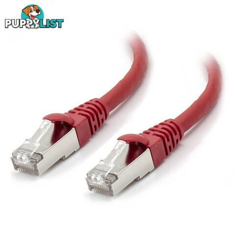 Alogic C6A-0.5-Red-SH 0.5m Red 10GbE Shielded CAT6A LSZH Network Cable - Alogic - 9350784007759 - C6A-0.5-Red-SH