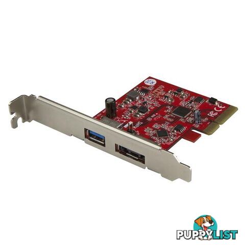 StarTech PEXUSB311A1E PCIe Card 2 Pt USB 3.1 (10Gbps) + eSATA - StarTech - 065030875059 - PEXUSB311A1E