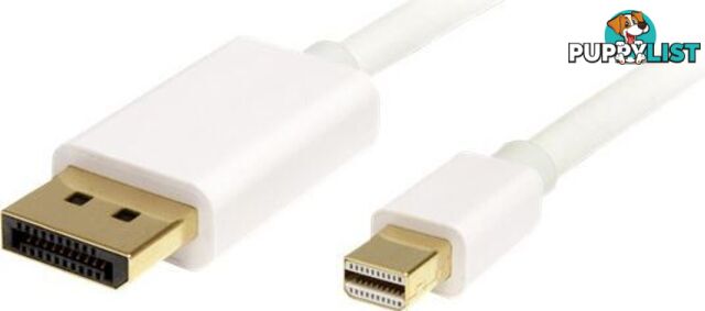 StarTech MDP2DPMM3MW 3m Mini DisplayPort to DisplayPort Cable - StarTech - 065030846158 - MDP2DPMM3MW