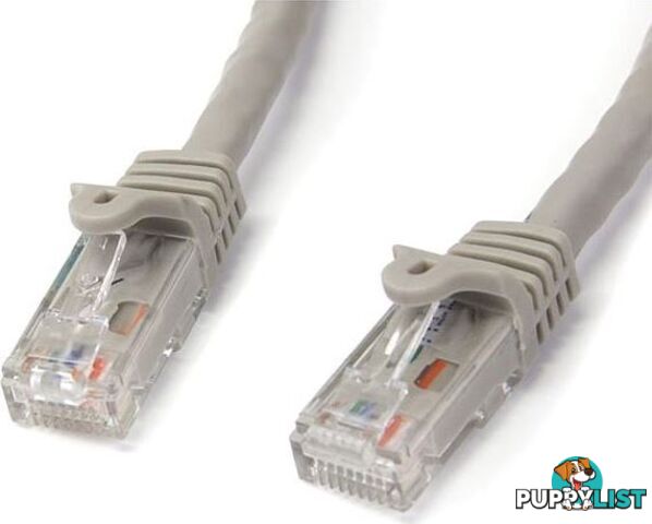 StarTech N6PATC1MGR 1m Gray Snagless UTP Cat6 Patch Cable - StarTech - 065030856270 - N6PATC1MGR