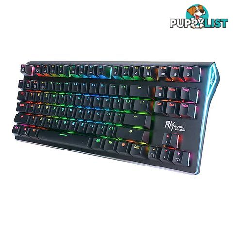 Royal Kludge RKG87 Dual Mode Mechanical Keyboard Black - Red Switch - Royal Kludge - 6935280805097 - RKG87 Dual Mode Red