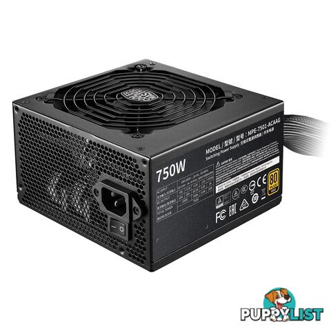 Coolermaster MPE-7501-ACAAG-AU MWE 750w Gold Fixed V2 psu - Cooler Master - 884102078774 - MPE-7501-ACAAG-AU