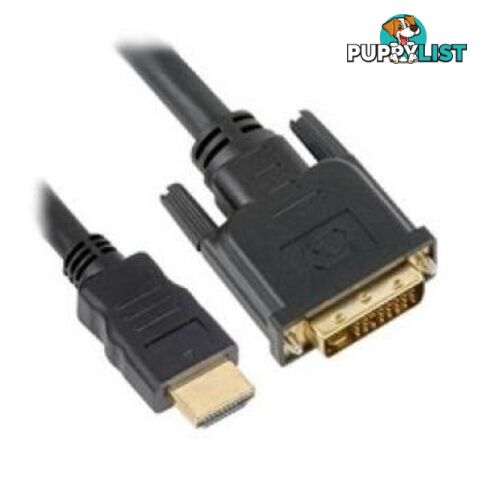 1.8m HDMI Male to DVI-D Male Cable - Generic - 9320300511947 - CAB-HDMI-ASMM18