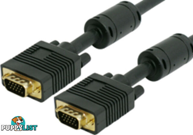 Comsol H15MM-05-H 5M VGA Monitor Cable 15 Pin Male to 15 Pin Male - Comsol - 9332902005915 - H15MM-05-H