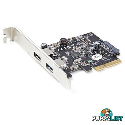 Startech PEXUSB312A3 2-Port USB PCIe Card 10Gbps/Port - StarTech - 65030887427 - PEXUSB312A3