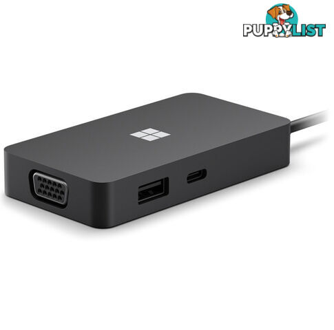 Microsoft SWV-00005 USB-C Travel Hub Black - Microsoft - 0889842617368 - SWV-00005