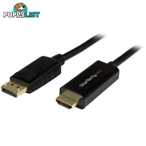 StarTech DP2HDMM3MB 3M DISPLAYPORT To HDMI Adapter Cable - StarTech - 065030865388 - DP2HDMM3MB