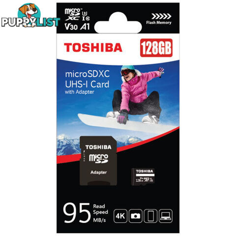 Toshiba PA5357A-1MAJ 128G microSD Card with Adapter - Toshiba - 9334427062220 - PA5357A-1MAJ