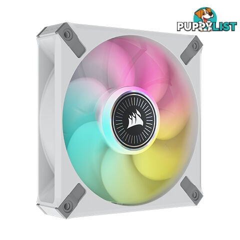 Corsair CO-9050116-WW iCUE ML120 RGB ELITE Premium 120mm PWM Magnetic Levitation Fan White Single Pack - Corsair - 840006640110 - CO-9050116-WW