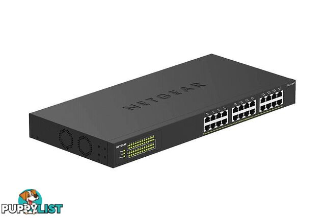 Netgear GS324PP-100AJS SOHO 24Port POE+ Gigabit Unmanaged Switch 380W POE Budget - Netgear - 10606449144847 - GS324PP-100AJS