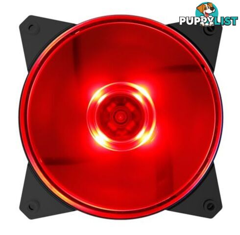 Cooler Master R4-C1DS-12FR-R1 MF120L 120mm Red LED Fan - Cooler Master - 884102036552 - R4-C1DS-12FR-R1