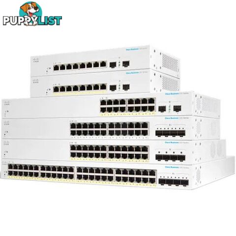 Cisco CBS220-16T-2G-AU CBS220 Smart 16-port GE, 2x1G SFP - Cisco - 889728344432 - CBS220-16T-2G-AU