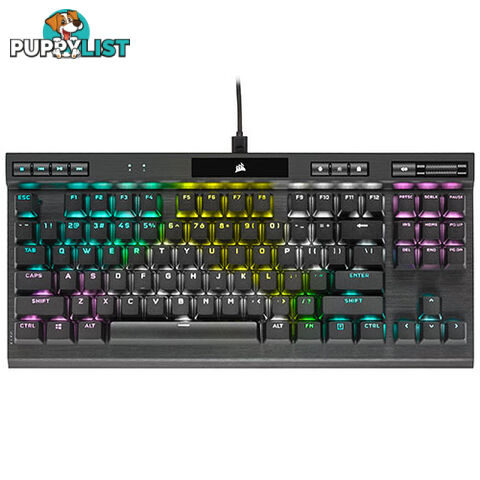 Corsair CH-911901A-NA K70 RGB TKL Champion Series Optical-Mechanical Gaming Keyboard - Corsair - 840006648253 - CH-911901A-NA