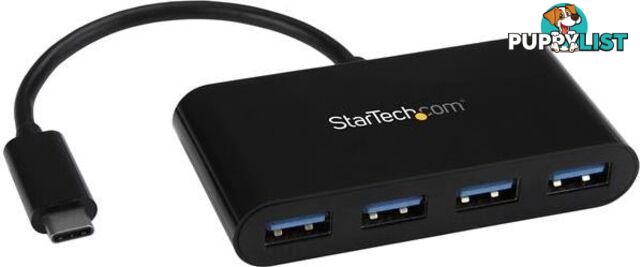 StarTech HB30C4AB 4 Port USB 3.0 Hub - USB-C to 4x USB-A - StarTech - 065030866330 - HB30C4AB