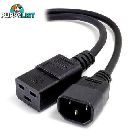 Alogic MF-C14C19-03 3M IEC C14 to IEC C19 Computer Power Extension Cord - Male to Female - Alogic - 9350784016850 - MF-C14C19-03