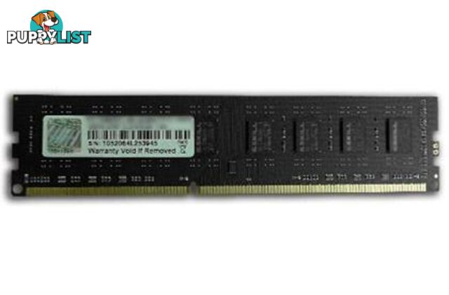 G.Skill 8GB F3-1600C11S-8GNT DDR3 1600MHz Memory - G.Skill - 4711148599559 - F3-1600C11S-8GNT