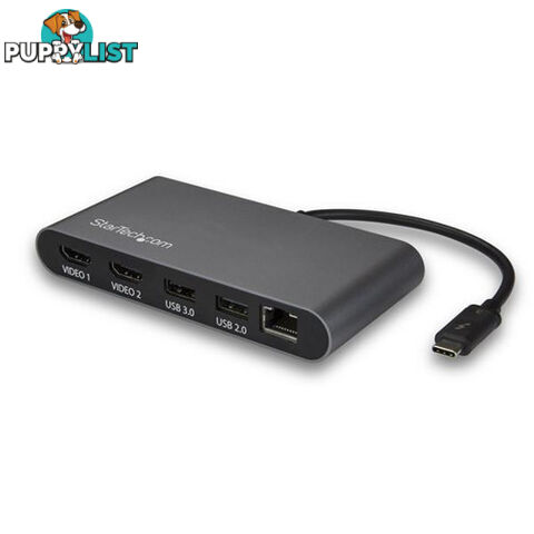 STARTECH TB3DKM2HD Dock - Mini Thunderbolt 3 - Dual 4K HDMI - StarTech - 065030872911 - TB3DKM2HD