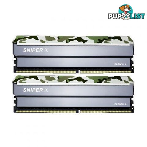 G.Skill F4-2400C17D-16GSXW SniperX 16G Kit (2X 8G) DDR4 2400MHZ DIM - G.Skill - 4719692019479 - F4-2400C17D-16GSXW