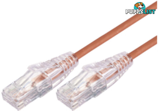 Comsol UTP-1.5-C6A-UT-ORA 1.5m RJ45 Cat 6A Ultra Thin Patch Cable - Orange - Comsol - 9332902018274 - UTP-1.5-C6A-UT-ORA