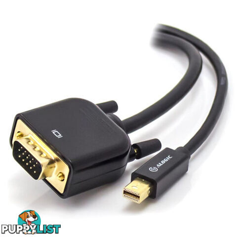 Alogic MDP-VGA-02-MM 2m Mini DisplayPort to VGA Cable Male to Male - Alogic - 9319897845986 - MDP-VGA-02-MM