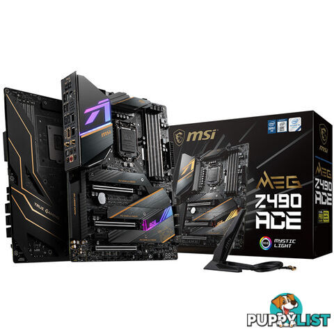 MSI MEG Z490 ACE LGA 1200 ATX Motherboard - MSI - 4719072718923 - MEG Z490 ACE