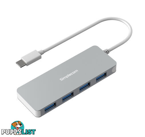 Simplecom CH320 USB Type C to 4 Port USB 3.0 HUB for PC Mac Laptop - Simplecom - 9350414001645 - CH320