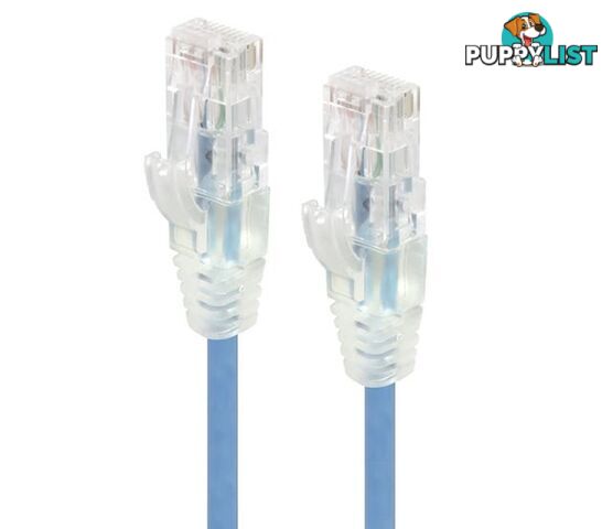 Alogic C6S-1.5BLU 1.5m Blue Ultra Slim Cat6 Network Cable UTP 28AWG - Alogic - 9350784010995 - C6S-1.5BLU