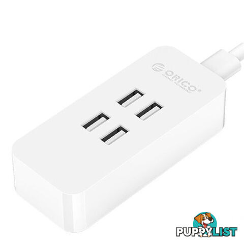 Orico DCV-4U-AU-WH White DCV-4U 4 Port Desktop Charger - Orico - 6954301142942 - DCV-4U-AU-WH