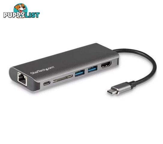 StarTech DKT30CSDHPD USB-C Multiport Adapter w/ SD - HDMI GbE - StarTech - 065030872362 - DKT30CSDHPD