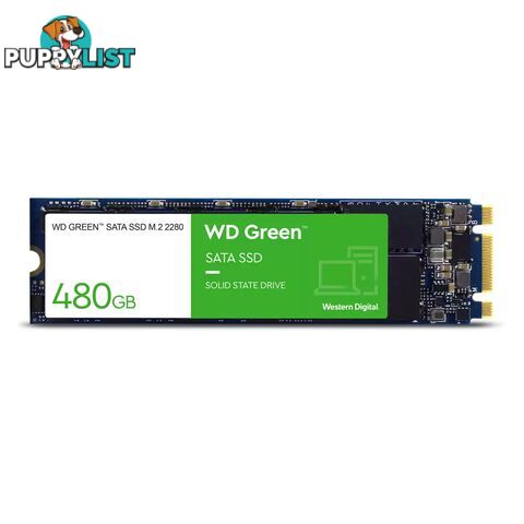 WD WDS480G3G0B Green SATA M.2 2280 SSD 480GB - WD - 718037894355 - WDS480G3G0B