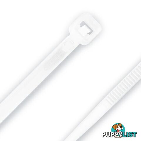 Alogic NC136WHT Ty-It Nylon Cable Tie White 140mm X 3.6mm - (Bag of 100) - Alogic - 9350784009562 - NC136WHT