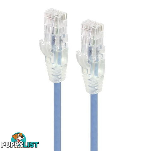 Alogic C6S-03BLUR C6S-3BLUR 3m Blue Ultra Slim Cat6 Network Cable - Series Alpha - Alogic - 9350784012760 - C6S-03BLUR