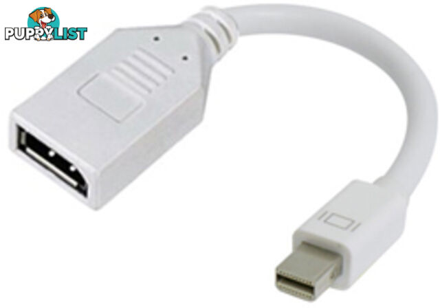 Comsol MD-DP-AD 20cm Mini DisplayPort Male to DisplayPort Female Adapter - Comsol - 9332902010360 - MD-DP-AD